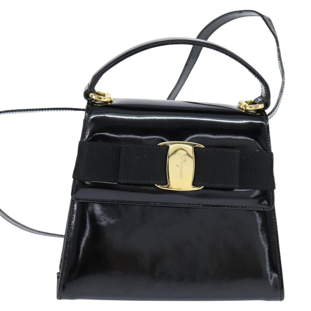 Salvatore Ferragamo Vala Patent leather
